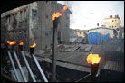 Video: Flames Carry Mumbai Menorah’s Light Skyward